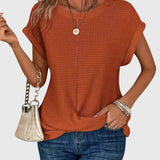 Isa | Chic Crew Neck Blouse