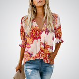 Monica - Stylish V-Neck Top