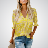 Monica - Stylish V-Neck Top