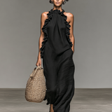 Luna - Pocketed Sleeveless Maxi Dress