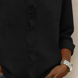 Indie Ruffled Long Sleeve Blouse