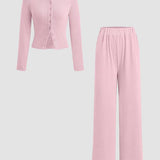 FLORLIET - Ribbed Crop Top with Elastic Detail