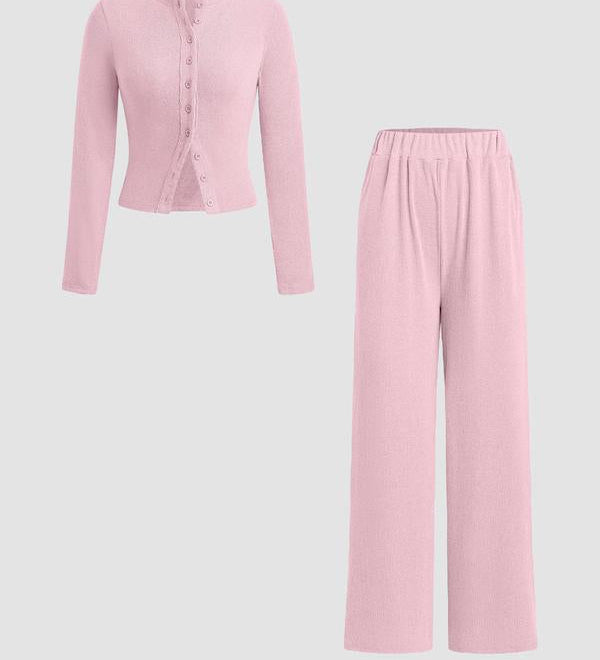FLORLIET - Ribbed Crop Top with Elastic Details