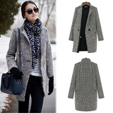 AMARA™ | Elegant Long Wool Coat