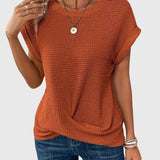 Isa | Chic Crew Neck Blouse