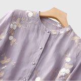 Nellie | Chic Floral Embroidered Blouse