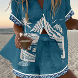 Sophie - Mount Fuji Graphic Short Set