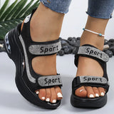 Audrina - Crystal-Embellished Orthopedic Platform Sandals