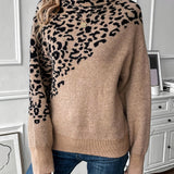 ZAYNA™ - Leopard Print Sweater