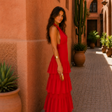Bronte - Scarlet Wrap Dress