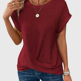 Isa | Chic Crew Neck Blouse