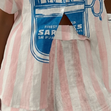 Annie - Sardine Pattern Short Set