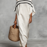 Paloma - Elegant Linen Maxi Dress