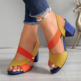 Mabel - Cushioned Support Orthopedic Block Heels for Ultimate Comfort