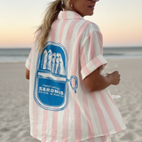 Annie - Sardine Pattern Short Set