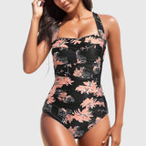 Floral One-Piece Swimsuit - Wanda Beach Collection