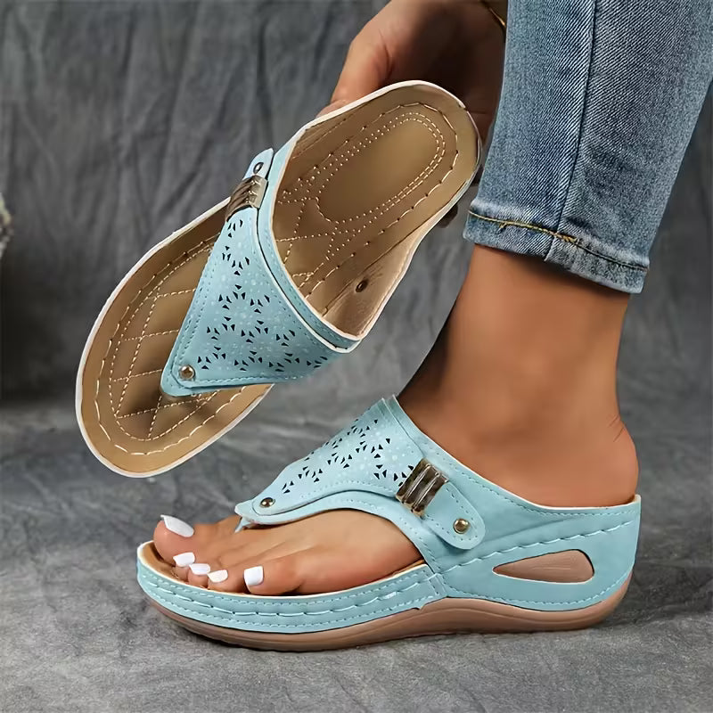 Juno – Everyday Comfortable Wedge Sandals