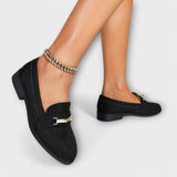 Noémie | Suede Slip-On Loafers