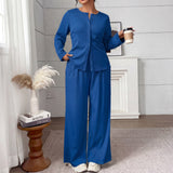 FREDA™ - Chic Plus-Size Knit Two-Piece Ensemble