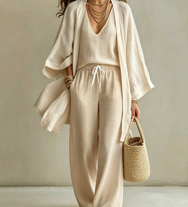 ISOLA | Three-Piece Linen Ensemble