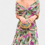 Alondra V-Neck Long Floral Dress