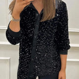 Ciara - Sparkling Sequin Blouse