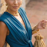 Semaphore - Elegant Draped Dress