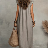 Camellia - Elegant Ruffled Maxi Dress