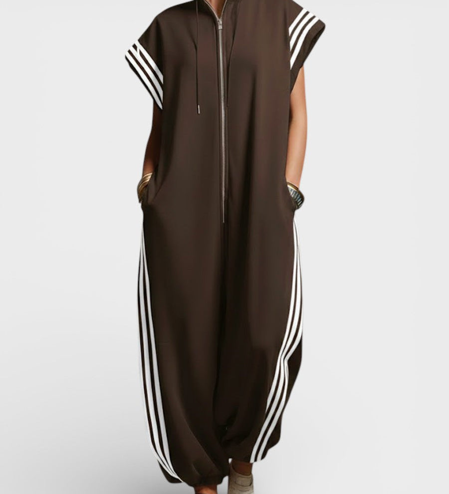 Valeria - Zippered Neck Jumpsuit