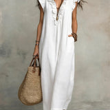 Camellia - Elegant Ruffled Maxi Dress