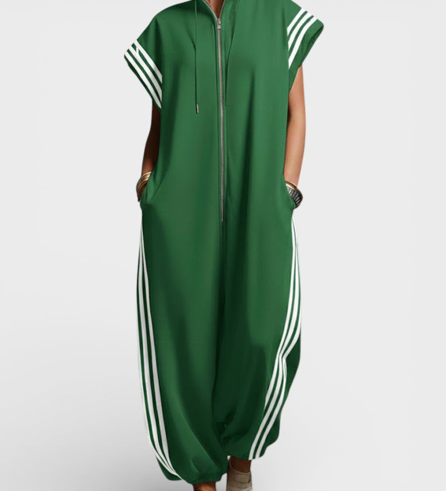 Valeria - Zippered Neck Jumpsuit