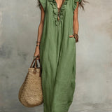 Camellia - Elegant Ruffled Maxi Dress