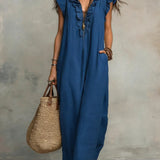 Camellia - Elegant Ruffled Maxi Dress