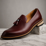 Zachariah - Tassel-Embellished Leather Loafers