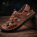 Imani – Artisan-Made Handwoven Leather Sandals for Outdoor Adventures