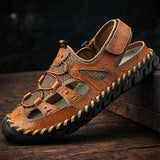 Imani – Artisan-Made Handwoven Leather Sandals for Outdoor Adventures