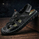Imani – Artisan-Made Handwoven Leather Sandals for Outdoor Adventures