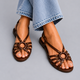 Artisan-Crafted Cable Sandals