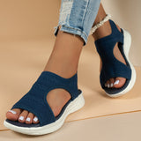 Jorja - Orthopedic Wedge Sandals with Toe Loop