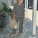 Wenda - Easy Chic Two-Piece Ensemble