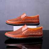 Ethan - Lightweight Leather Slip-On Sneakers
