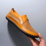 Ethan - Lightweight Leather Slip-On Sneakers
