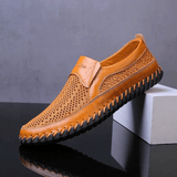 Ethan - Lightweight Leather Slip-On Sneakers