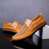 Ethan - Lightweight Leather Slip-On Sneakers