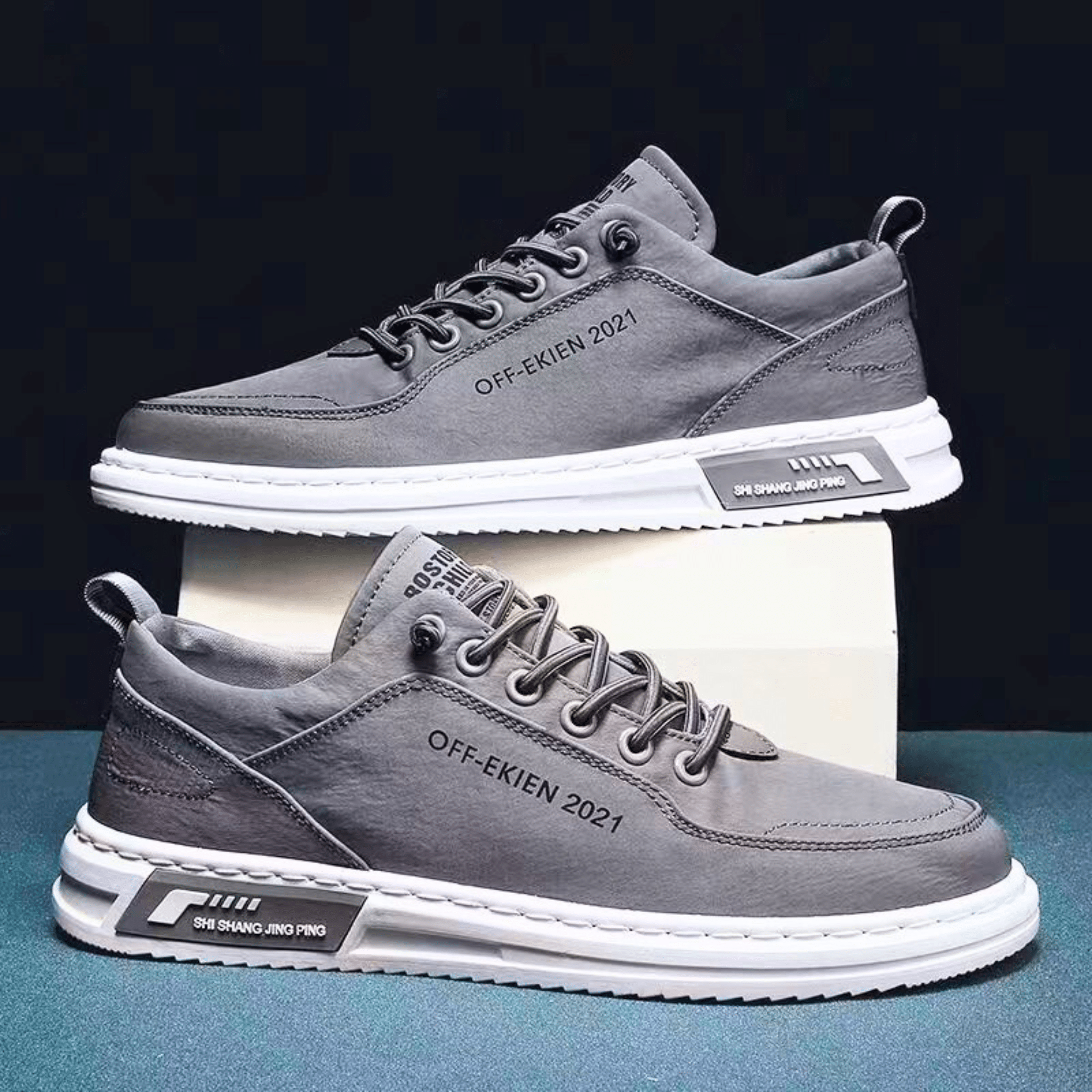 Hamish – Luxe Leather Urban Sneakers