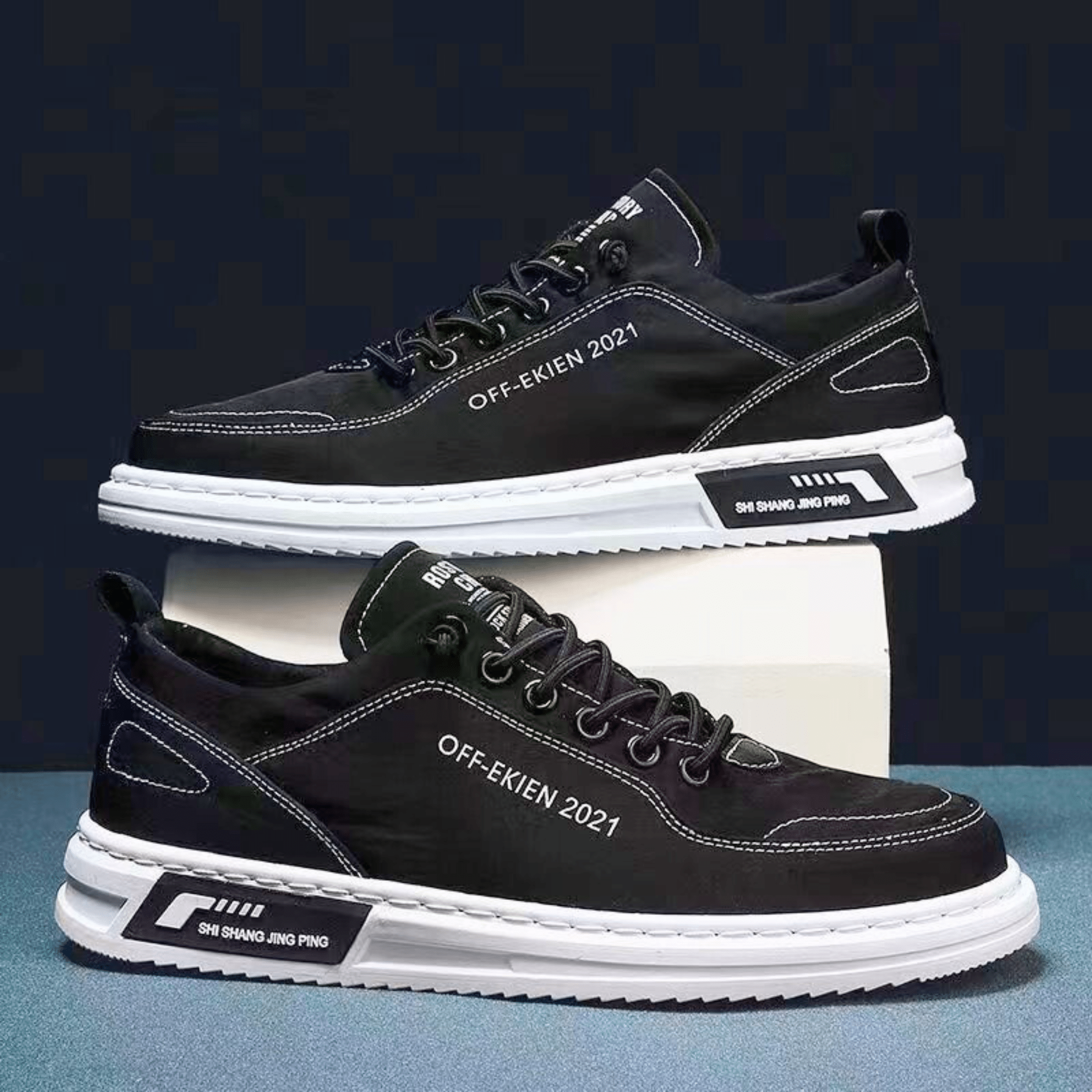 Hamish – Luxe Leather Urban Sneakers