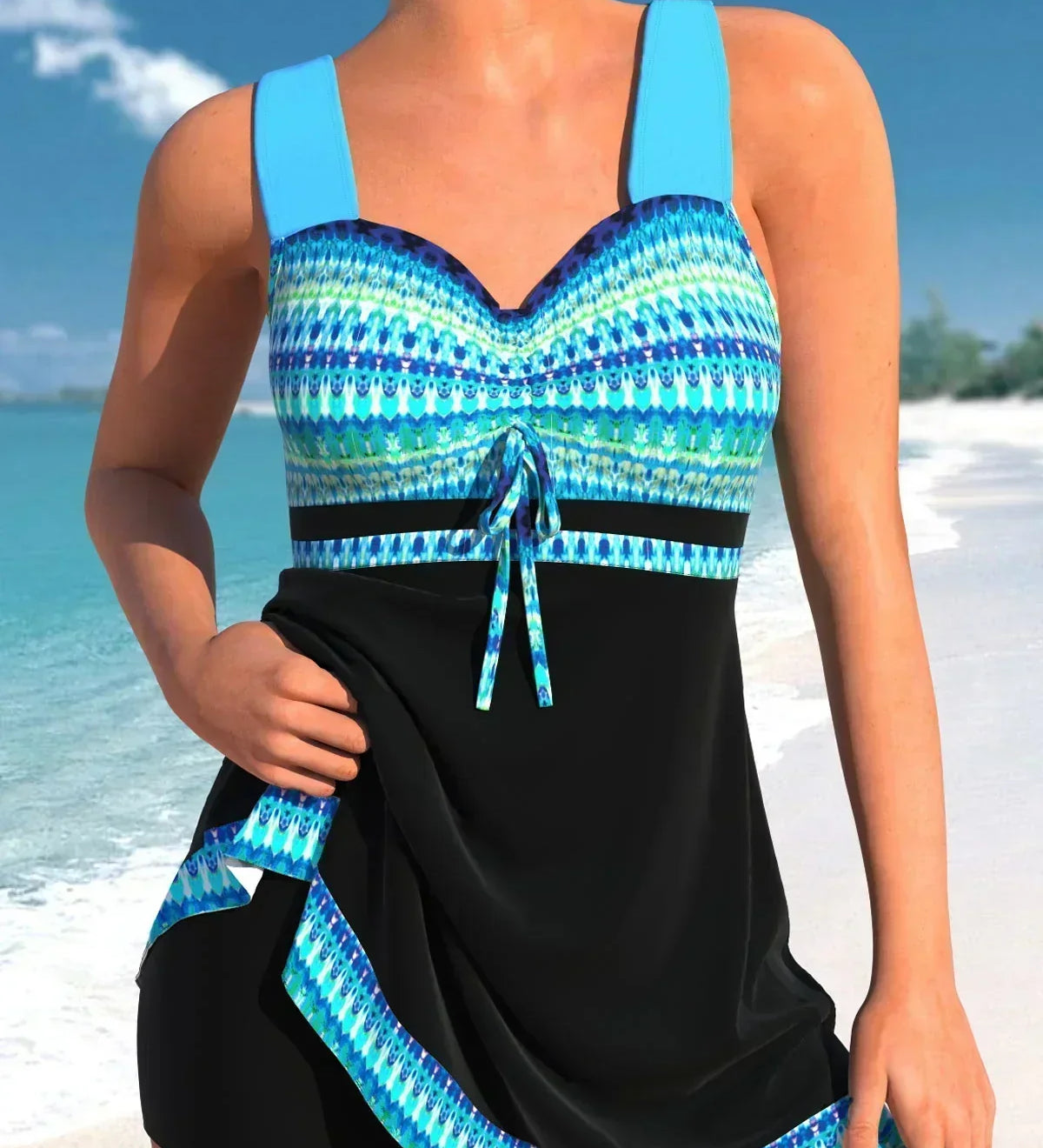 Avalon - Adjustable Drawstring Swim Dress